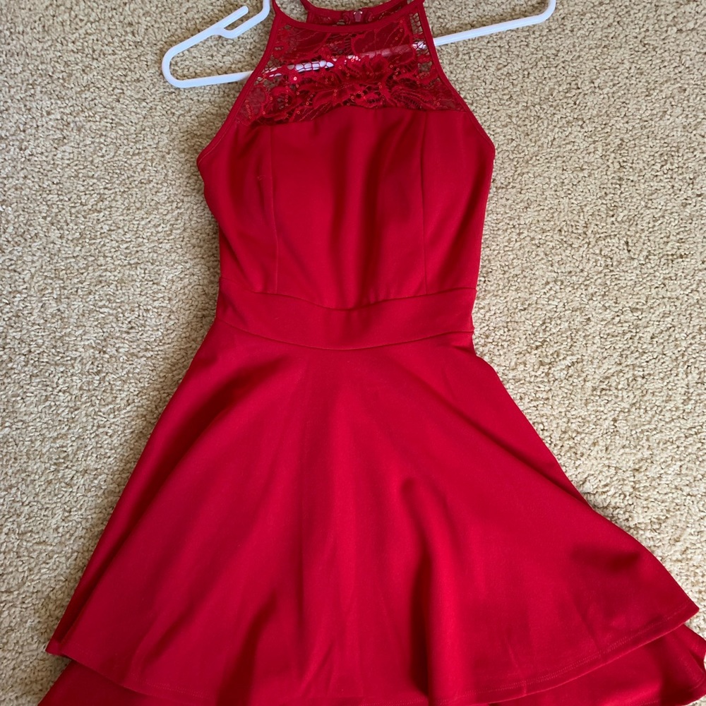 Red dress